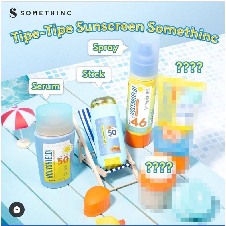 Somethinc Holyshield! Sunscreen Comfort Corrector Serum SPF 50+ PA++++  | Glowing Up Sunscreen | Shakemist