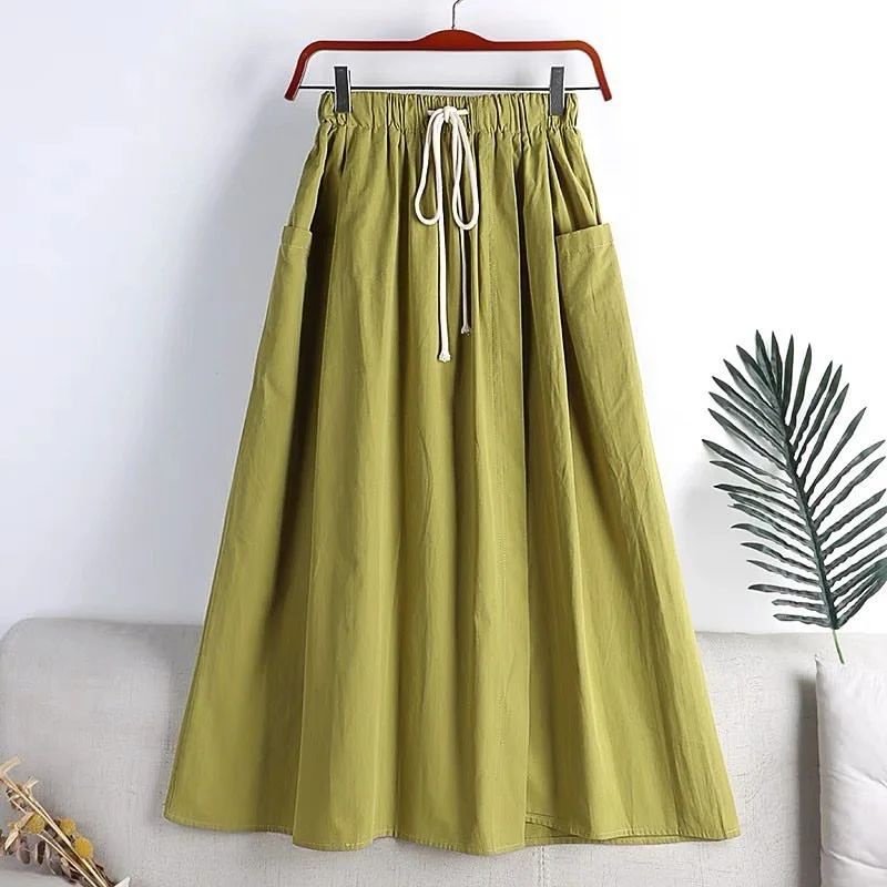 SHAGIVA SKIRT HS TOYOBO ROK 93 CM L.PINGGANG 52-96 CM FULL KARET ROK WNAITA POLOS ADA SAKU DIBAGIAN KANANA DAN KIRIN RK WANITA OOOTD DAN ACARA CASUAL  ROK  FASHION TEBRARU 2022