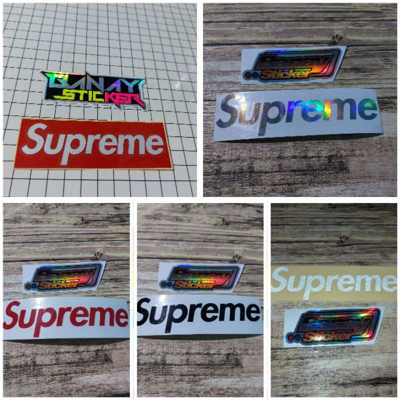 STICKER SUPREME CUTTING