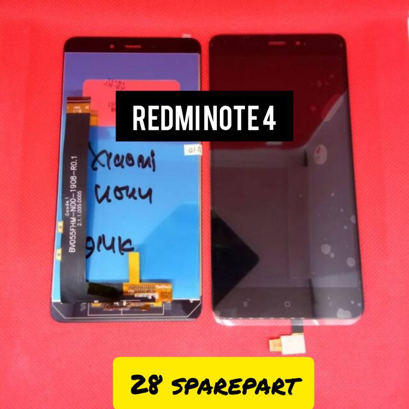 LCD TOUCHSCREEN XIAOMI REDMI NOTE 4 / 4 MEDIATEK COMPLETE ORIGINAL