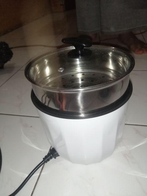 Panci Elektrik Keramik 1.8 Liter | Panci Listrik | Panci Serbaguna | Panci Kukus