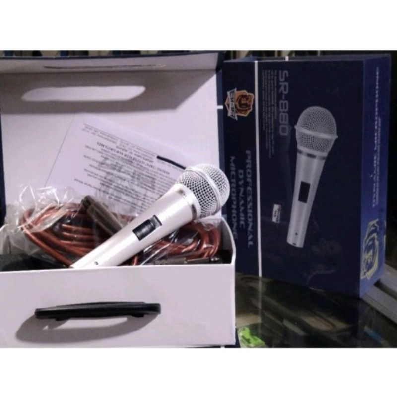MIC MICROPHONE BMA SR880 PROFESIONAL DYNAMIC MIK SR-880 SR 880Microphone BMA SR 880 bma original sr 