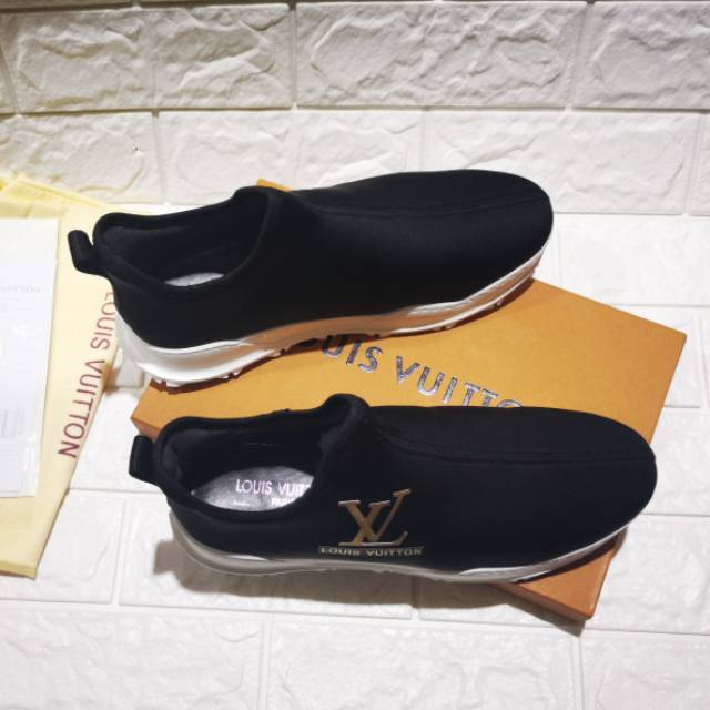 Sepatu sneaker lv mirror quality lou is vuitton slip on shoes