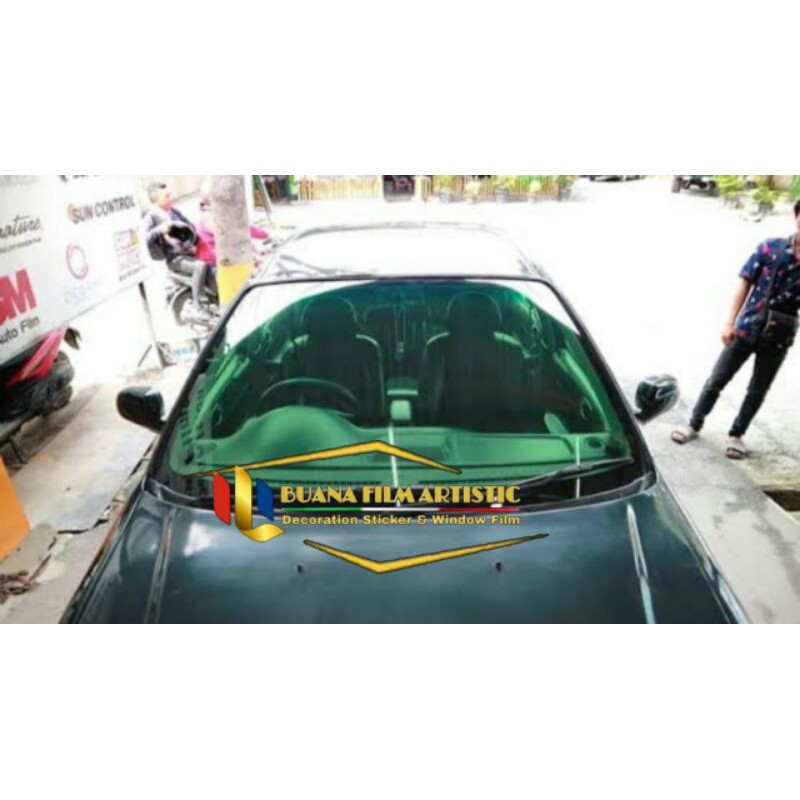 ( ORIGINAL ) KACA FILM SOFT GREEN Kaca film riben Kaca film mobil hijau Riben Peredam panas