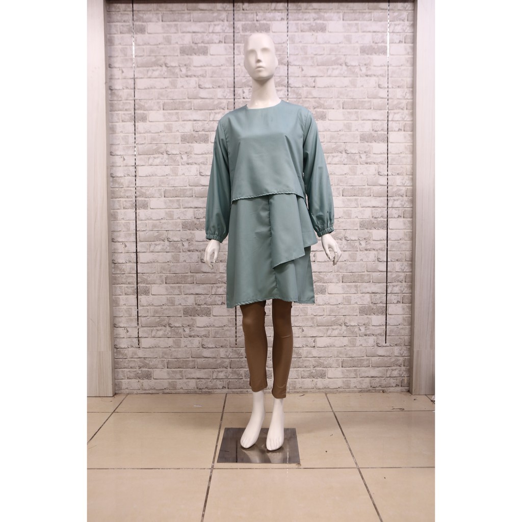 ZASKIA MECCA FASHION MUSLIM WANITA / 08099831 / BAJU MUSLIM / TUNIK ZM 3 LAYER