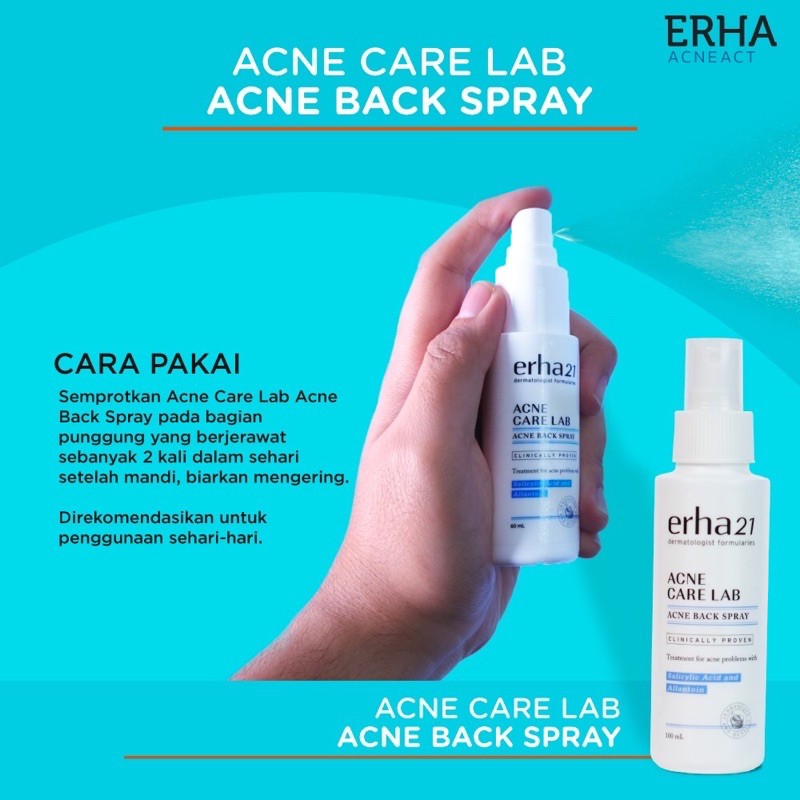 Erha 21 Acne Care Lab Back Spray 60ml