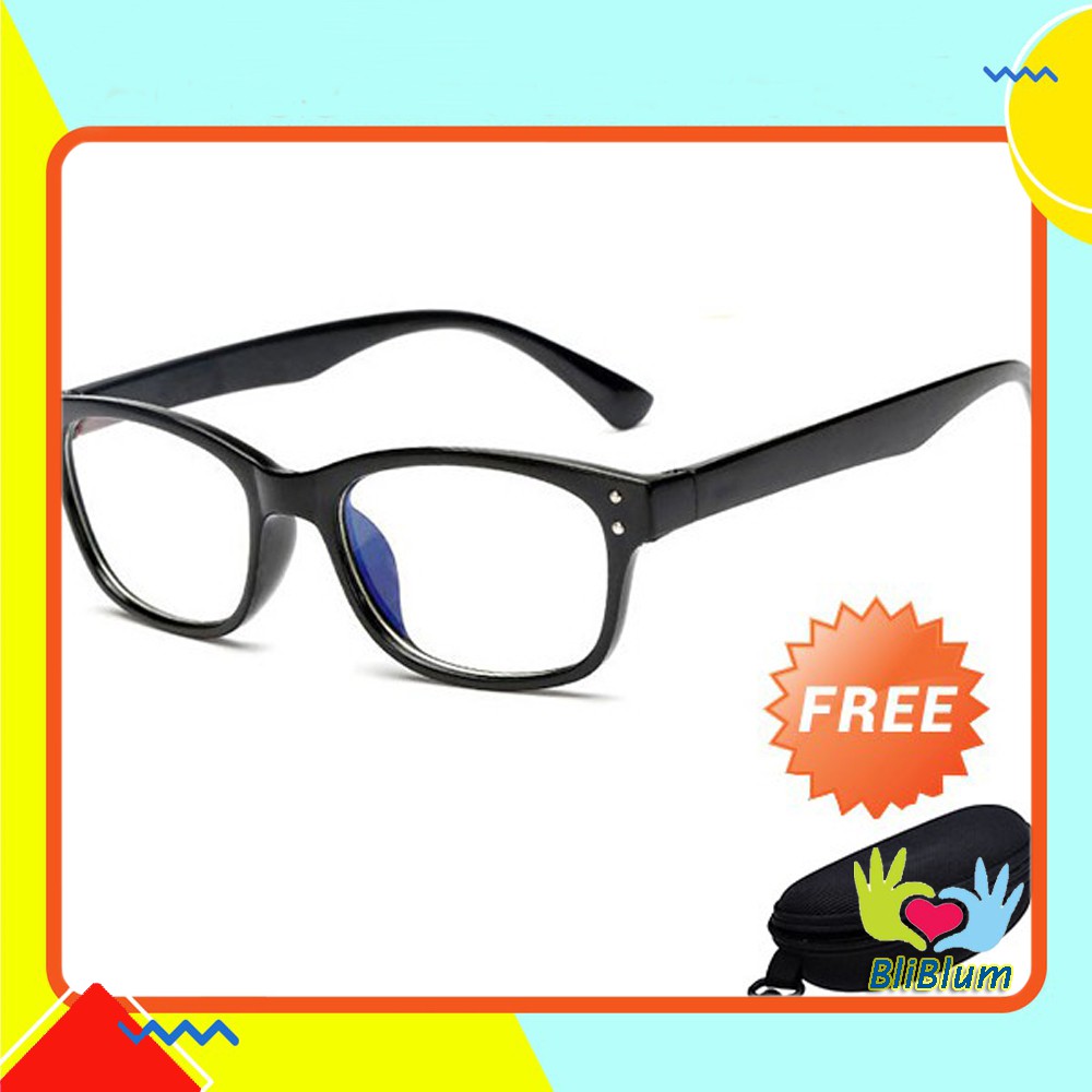 KACAMATA ANTI RADIASI KOMPUTER LAPTOP BLUE FILM COATING