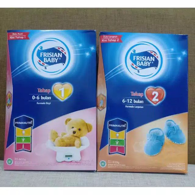 Susu Bayi Frisian Flag Tahap 1&2 800 gr / Frisian Flag Awal 0-6 Bulan 6-12 Bulan