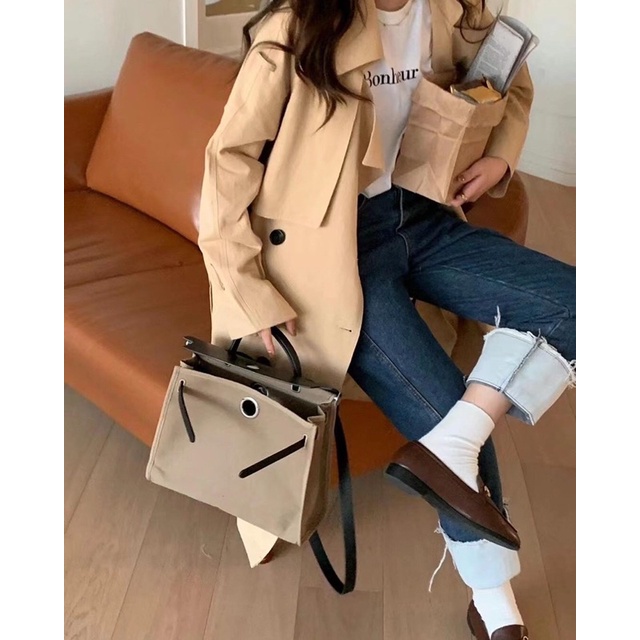 HERBAG Bag of Parody Import Bahan Kanvas Premium