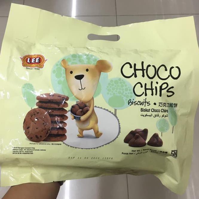 

Terlaris! Lee Choco Chips / Cookies 260 Gram