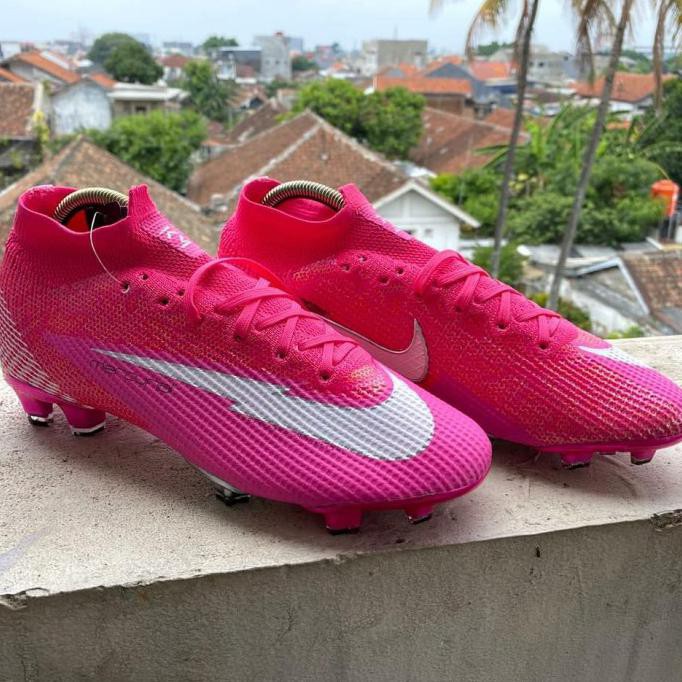 Sepatu Bola Nike Mercurial Superfly VII Pink Flash FG