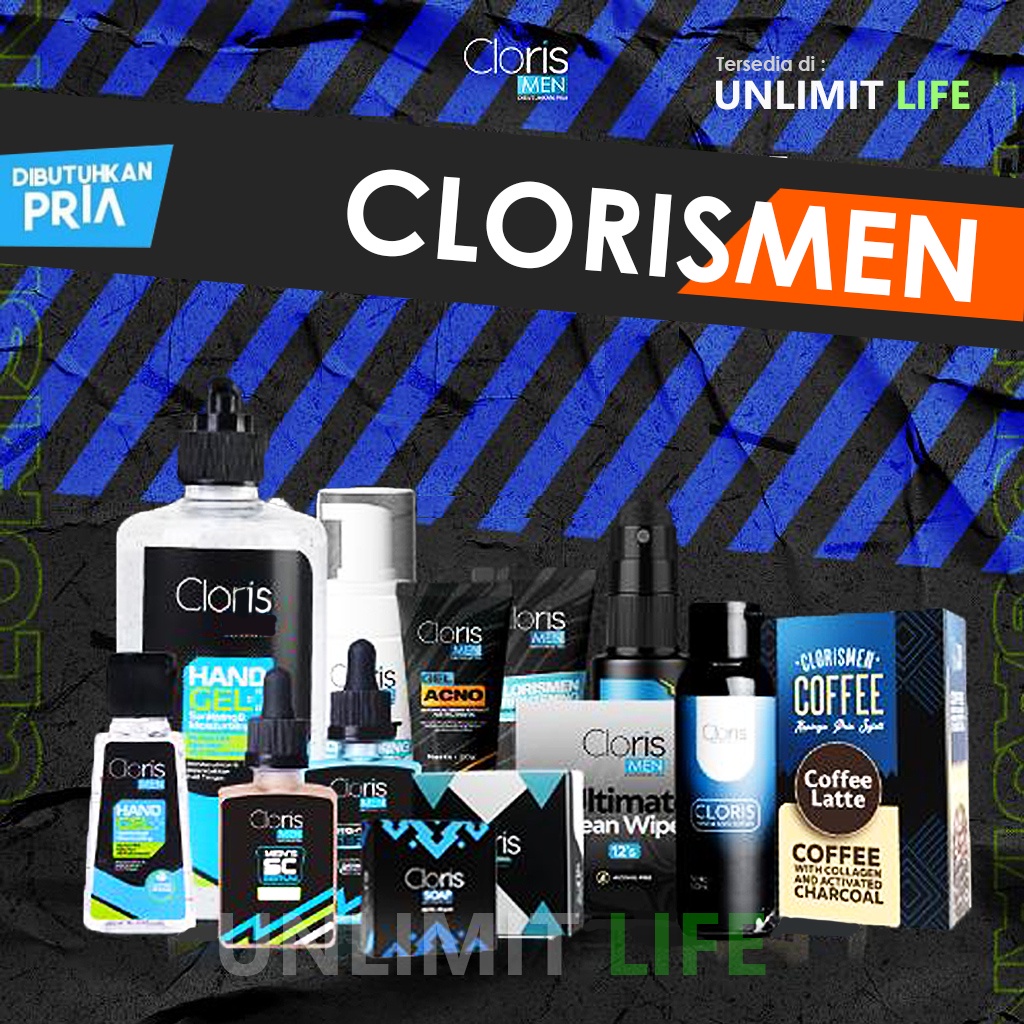 Jual CLORIS MEN SOAP Clorismen Original Brightening Acne Series Serum ...