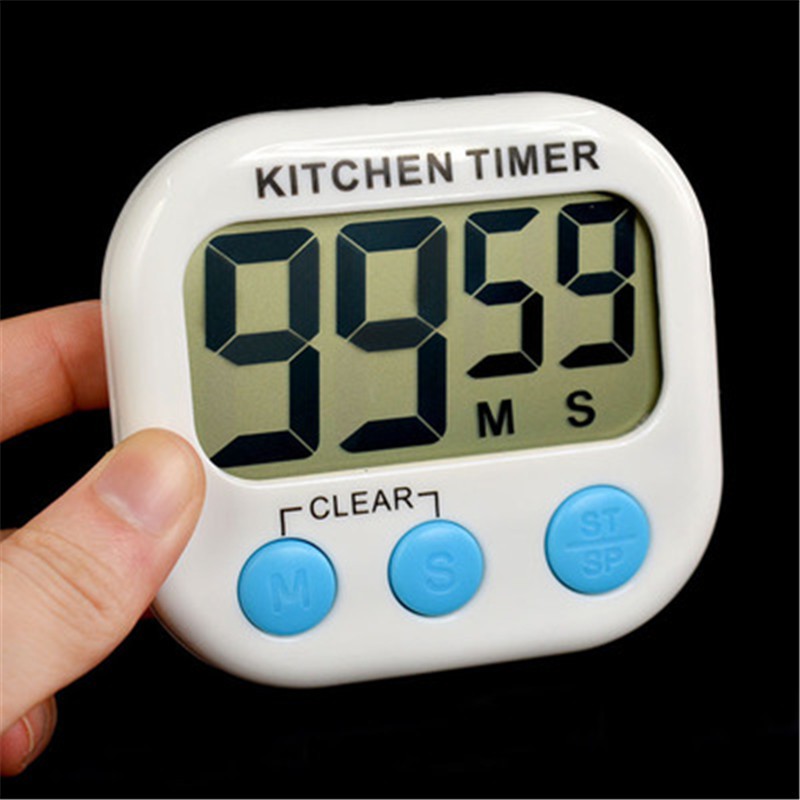 【GOGOMART】Timer Masak Alarm Dapur / Magnet Timer LCD Kitchen Countdown Clock - RT332