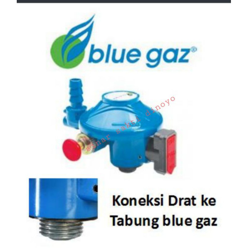 Kepala Regulator blue gas asli / blue gaz SNI