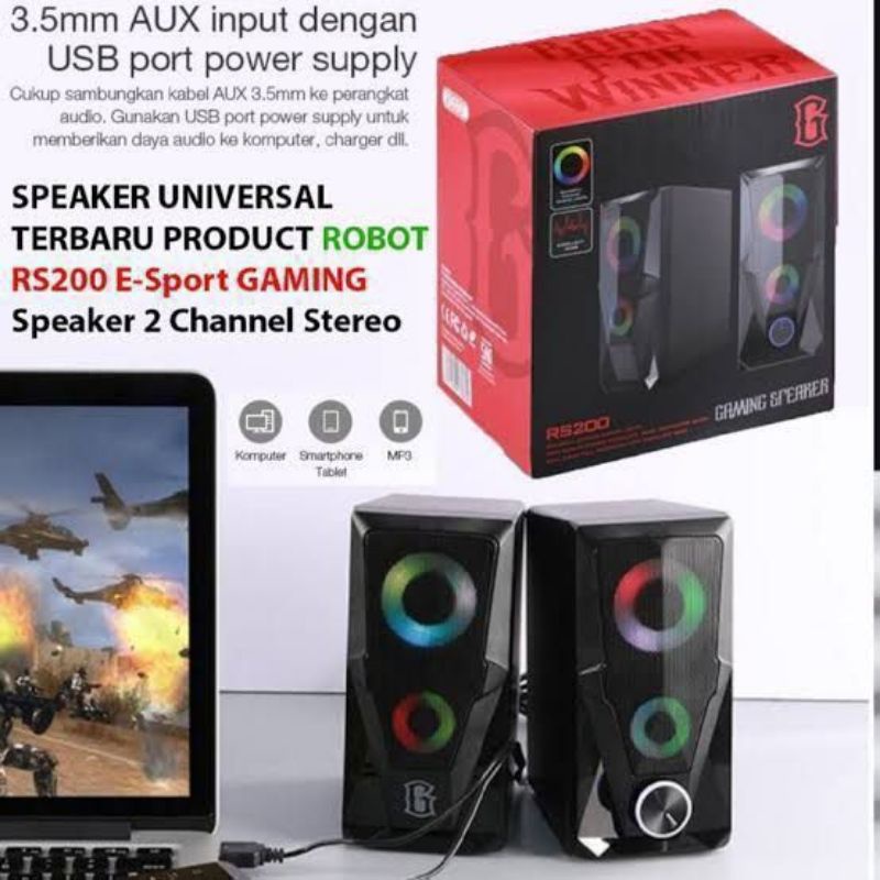 SPEAKER ROBOT RS200 RGB