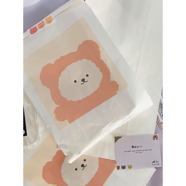 kertas packaging korea lucu