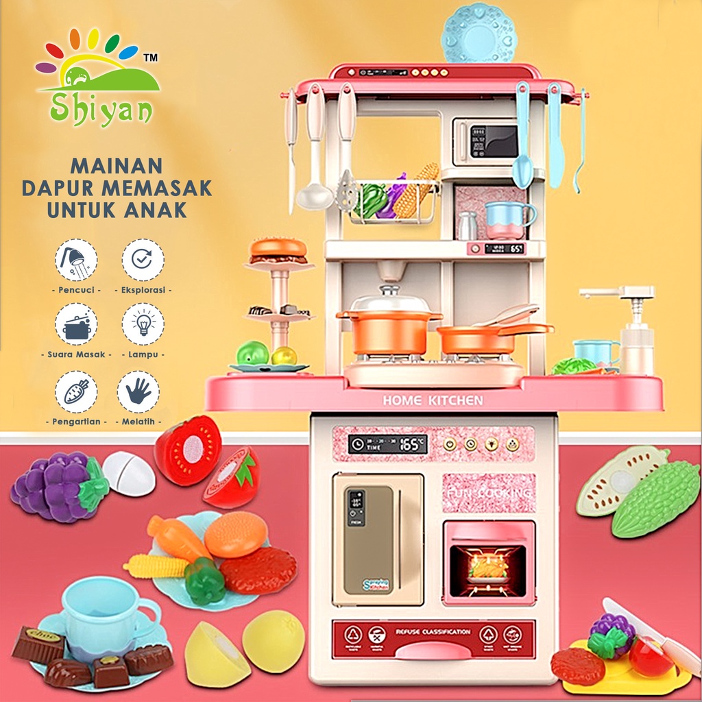 [Shiyan] Mainan masak masakan anak dengan wastafel mini / DIY mini dream kitchen set