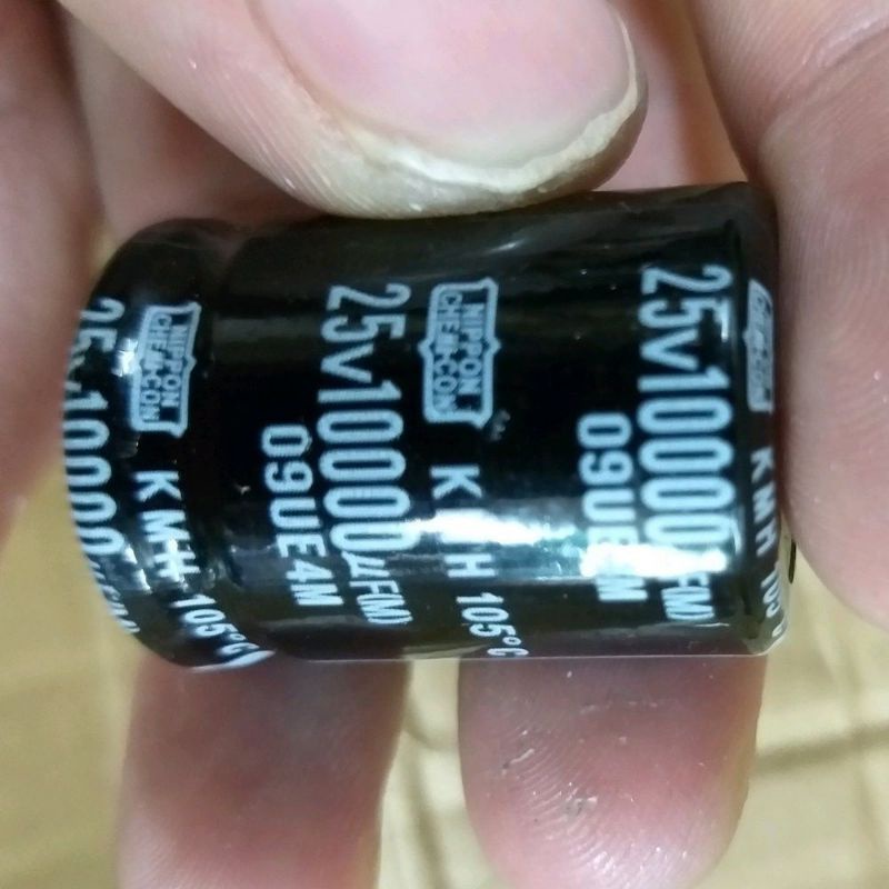 ELCO 10000UF 25 V CHEMICON ASLI  ELKO 10000 UF 25 VOLT