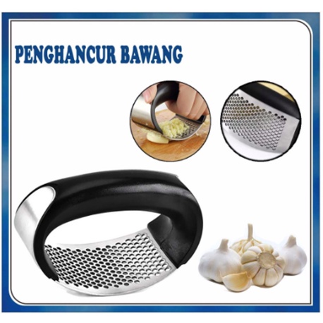 Alat Penghancur pemeras bawang Putih Garlic Press Cruser Stainless