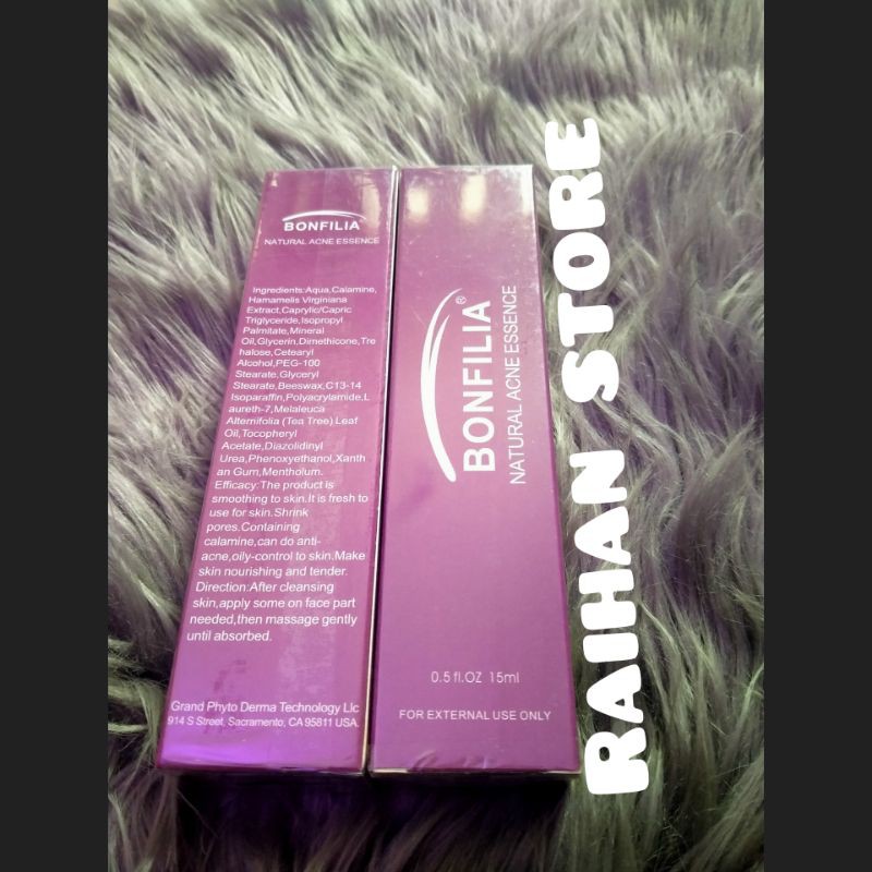 

Bonfilia Natural Acne Essence penghilang jerawat dalam 1 hari