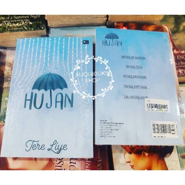 Novel Hujan Cover Baru By Tere Liye Shopee Indonesia