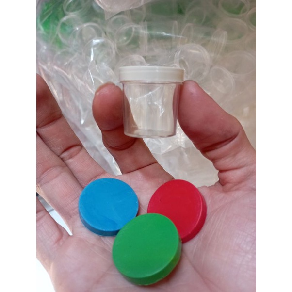 Isi Pot 50 Pcs pot urine 15 cc tebal / pot salep 15 cc / pot slime 15 cc / pot 15 cc / pot 15 ml / p