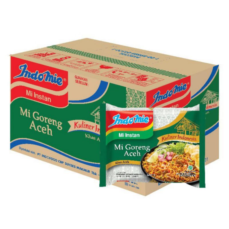 

Indomie Mi Goreng Aceh 1 Dus Isi 40 / Mie Instan / Mie Aceh / Mie Goreng Aceh