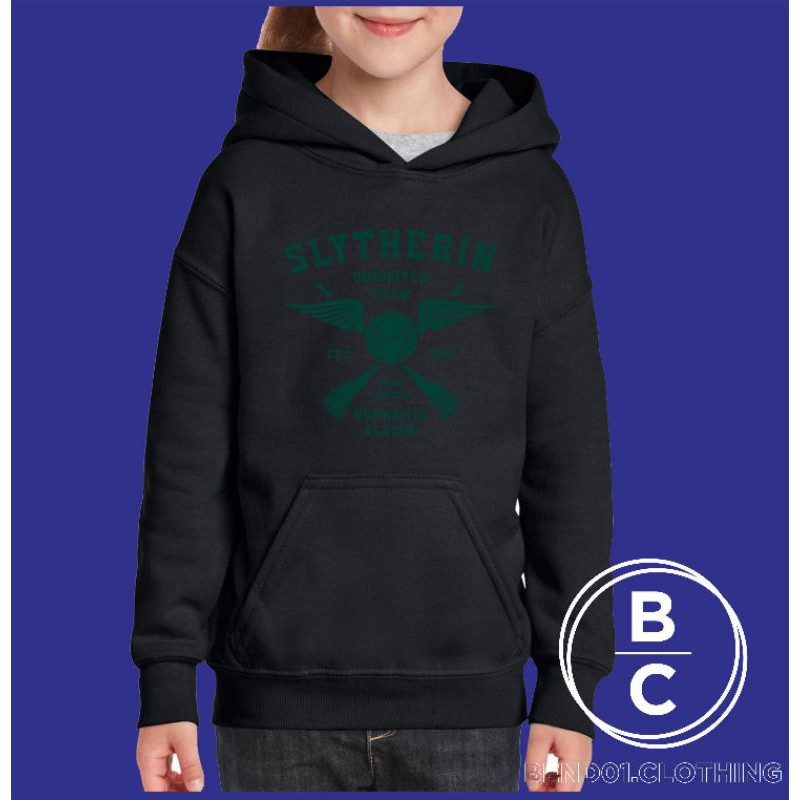 HOODIE ANAK SLYTHERIN QUIDDITCH TEAM
