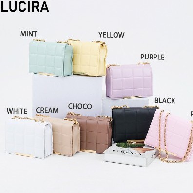 HF LUCIRA BAG - TAS WANITA SLINGBAG RANTAI ULIR