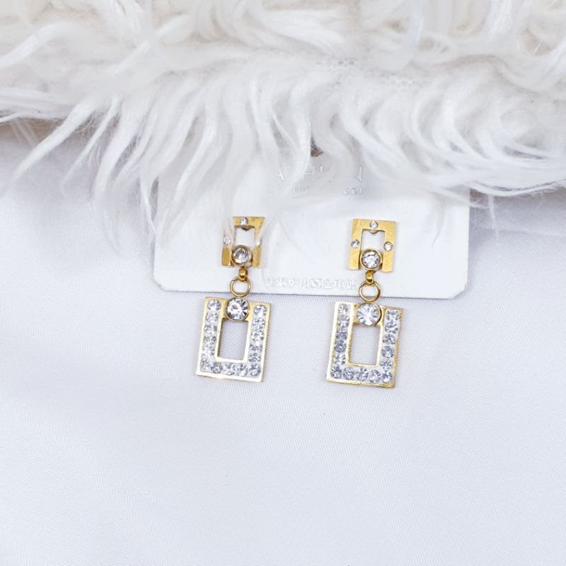 anting titanium asli anti karat tidak alergi