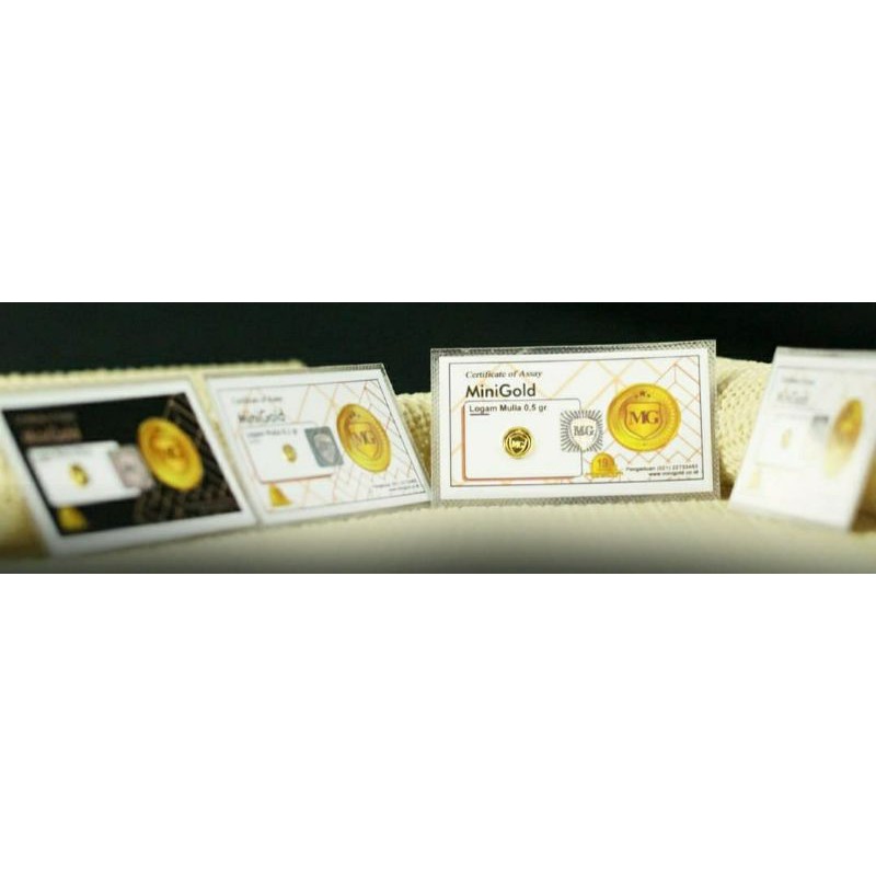 Minigold koin emas 24 karat logam mulia 0,025 gr