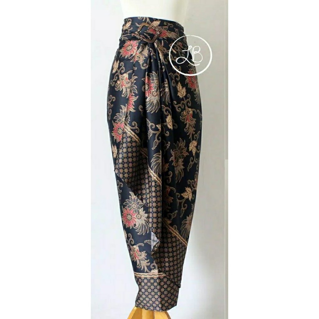 (COD) Lembayung.id / Rok lilit / Rok lilit batik / rok lilit motif Rambat / azalea / tulip-AZALEA