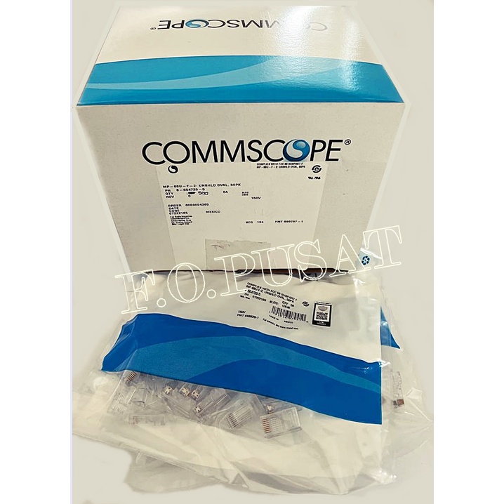 AMP Commscope Connector Rj45 Cat 5 Original