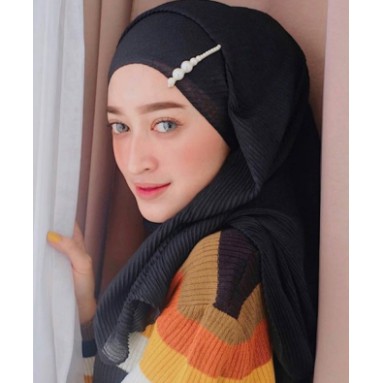 Jilbab Pasmina Plisket Ceruty | Uk.180X75 | Premium | Hijab Murah  ❤️❤️  Matt : Ceruty  Ukuran : 175