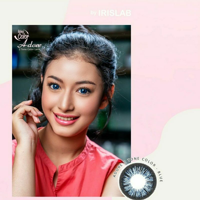 Softlens ADORE Living Color  by IRISLAB 14.4 MM Soflen Soflens Softlen LC ADORE 14.4MM Normal Softlense Warna