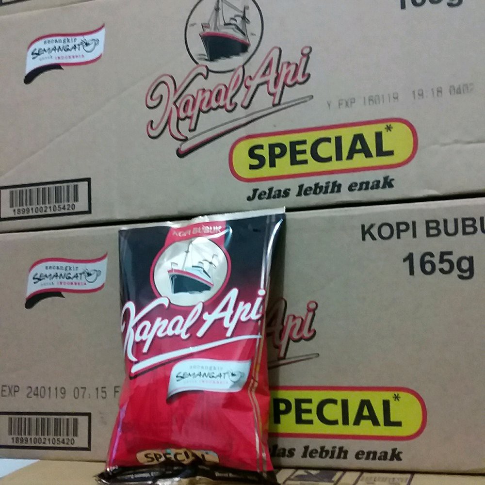 

Kopi Kapal Api 165 gr Isi 20 Pcs / Karton