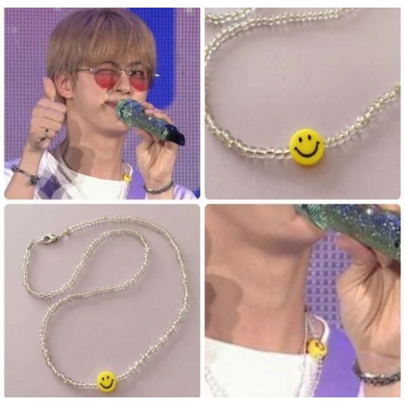 Choker Necklace Jin BTS/Korea Stlye Idol Kpop/Beads