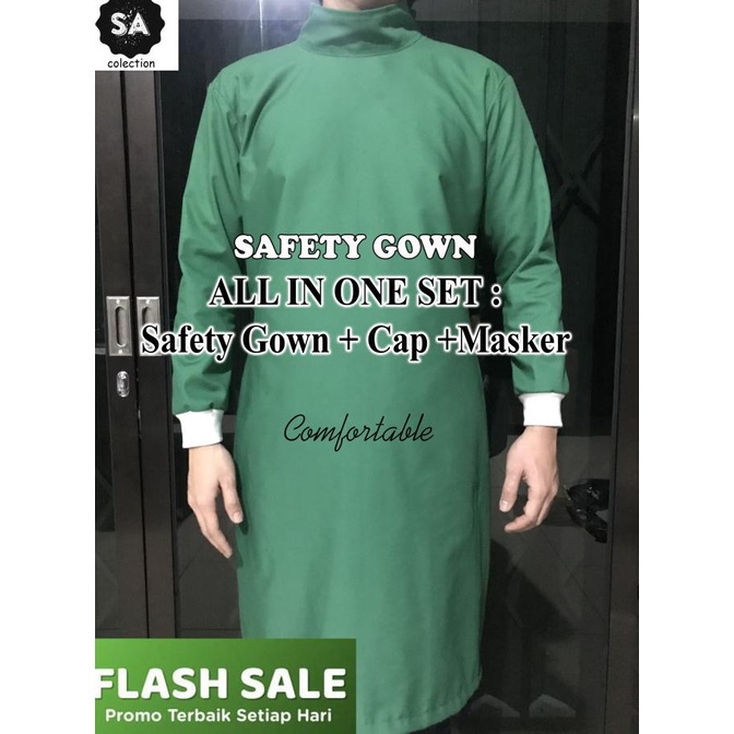 APD Gown reusable / baju gown / baju bedah / surgical gown / be