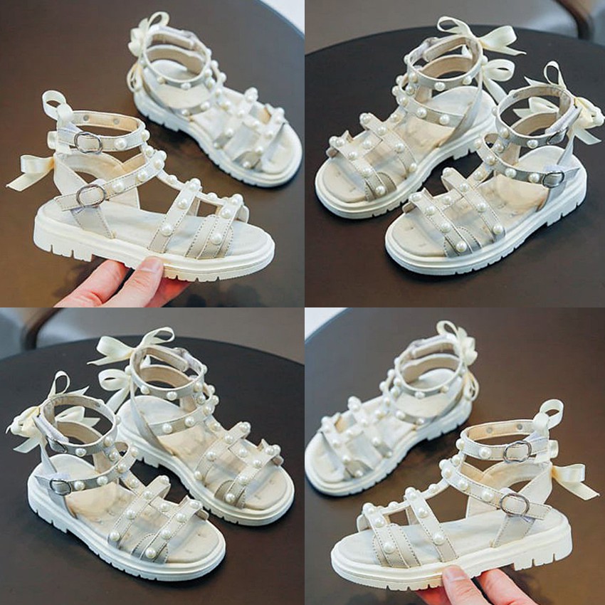 Sepatu Sandal Anak Perempuan Gipsy Pearl Ribbon