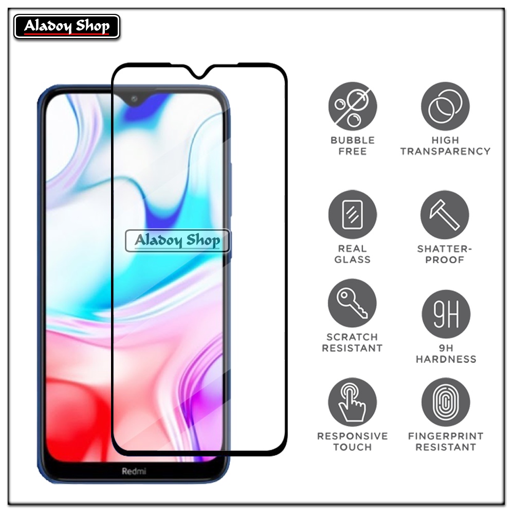 Tempered Glass Layar Xiaomi Redmi 8 / 8A PAKET 2 IN 1 Tempered Glass Layar dan Tempered Glass Camera