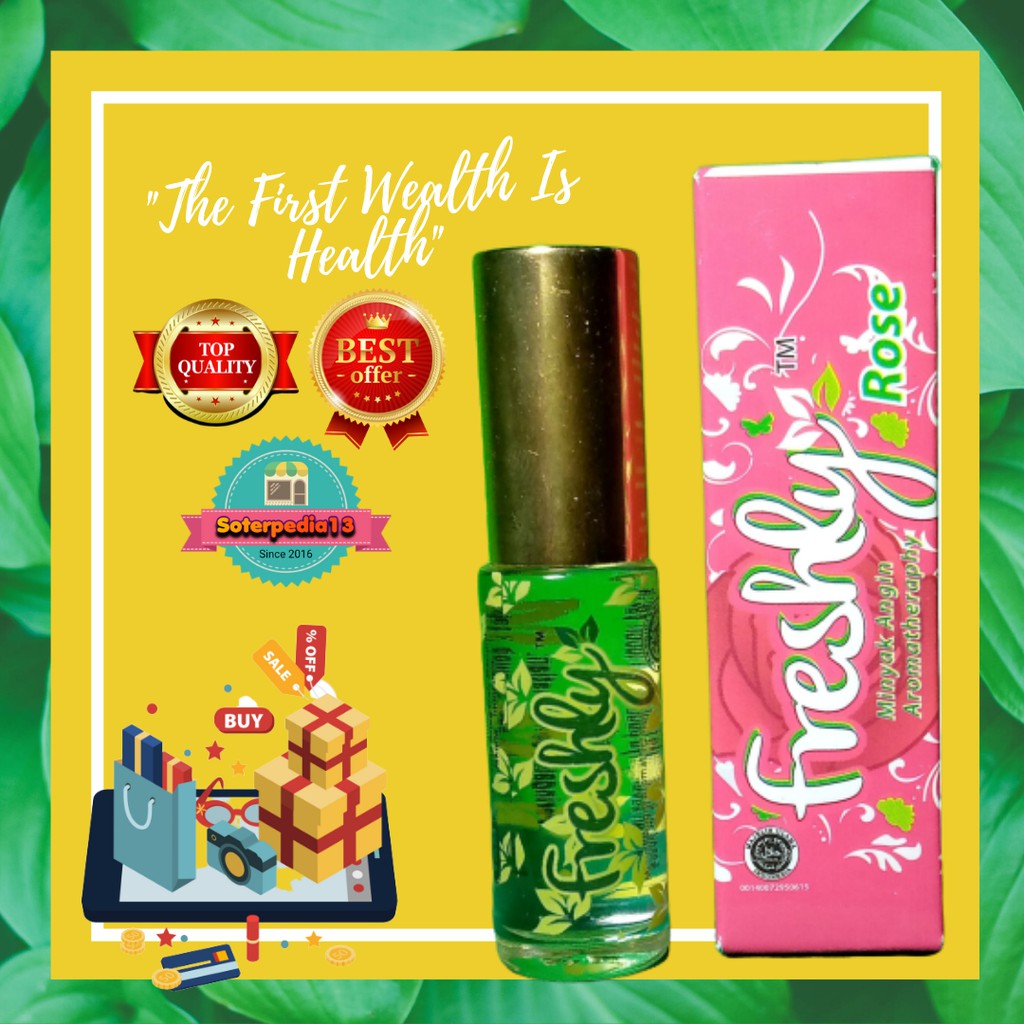 FRESHLY MINYAK ANGIN AROMATHERAPY 100% ORIGINAL