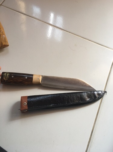 Pisau Daging-pisau Sukabumi-pisau Baja-pisau Gagang Full Tang-pisau Anti Copot