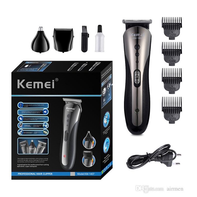 Kemei 1407 Hair Clipper Alat Mesin Cukur Rambut Kumis Jenggot KM 1407 / Elektrik Shaver KM 1506