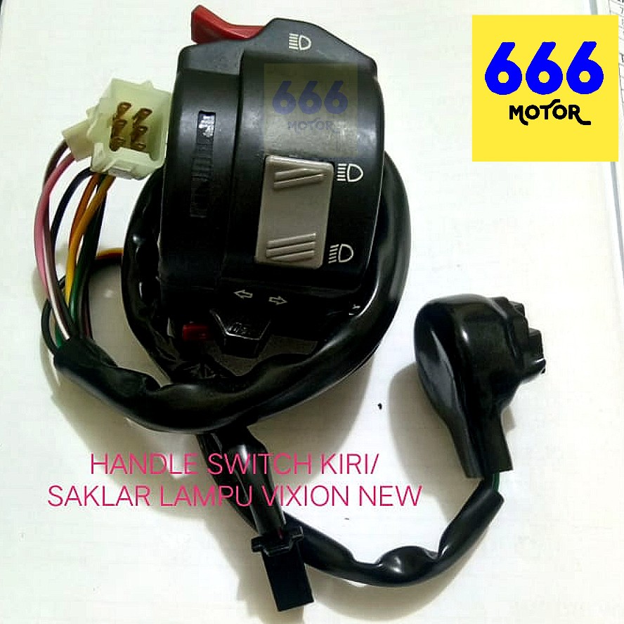 666MOTOR HOLDER SAKLAR KIRI LH YAMAHA VIXION NEW