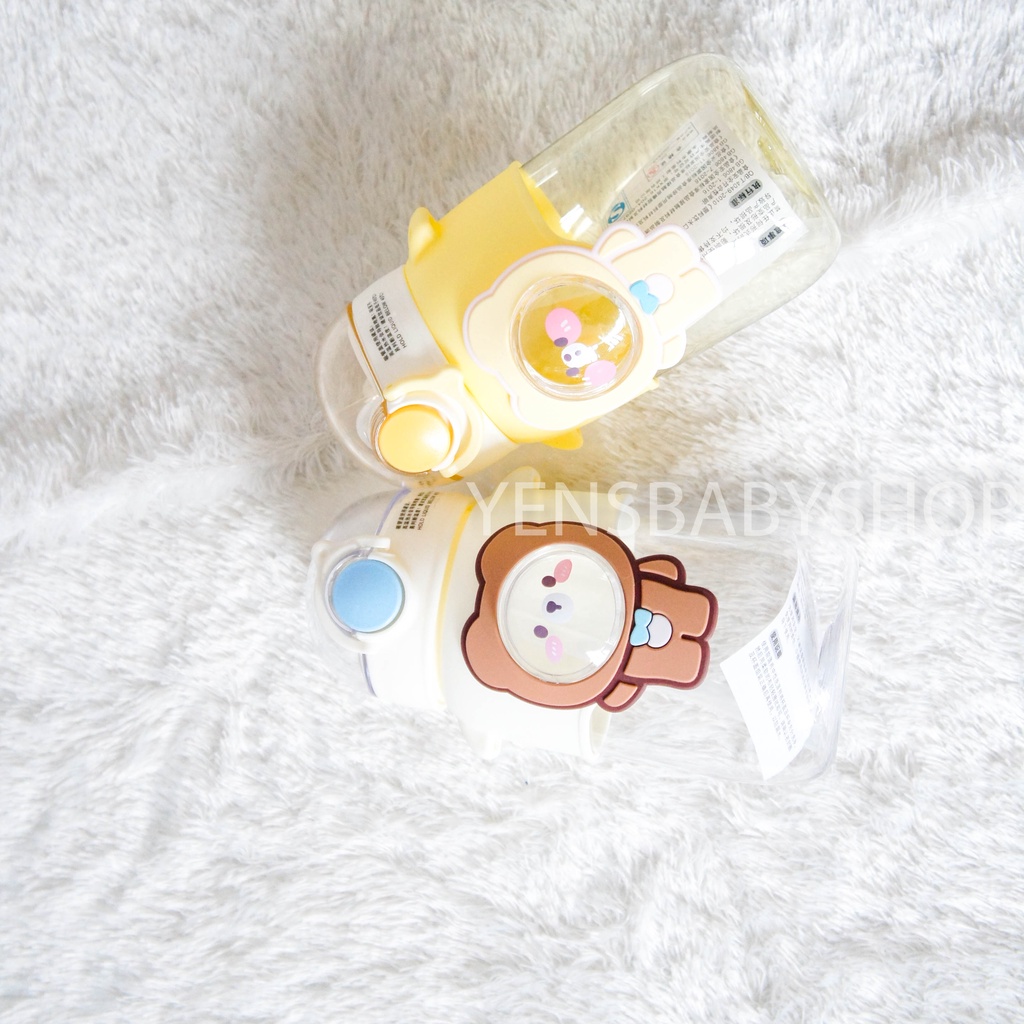 Strap Drink Bottle 720ml - Botol Minum Anak Tali Dan Sedotan L9015