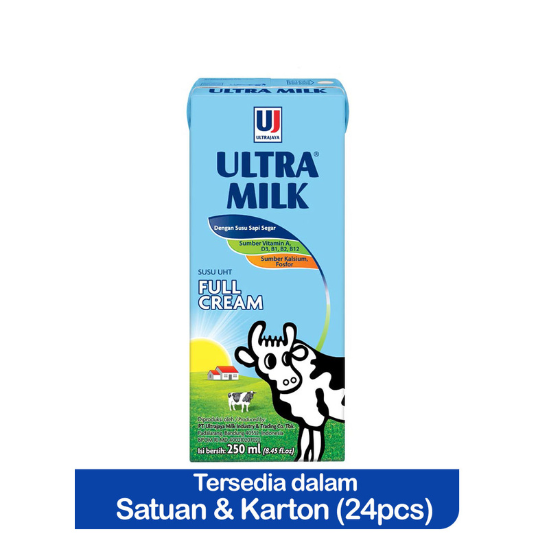 

Ultra Susu Uht Steril Slim Plain 250Ml - Alhanan/04