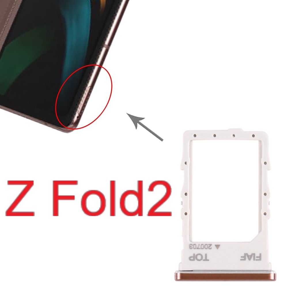 Simtray - Simlock - Tempat Kartu Sim - Samsung Galaxy Z Fold 2 - Z Fold2