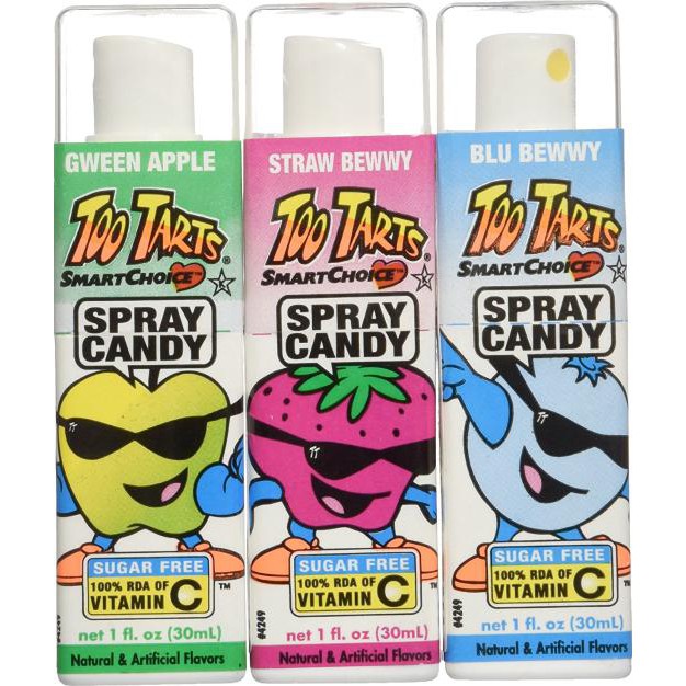 

PROMO !!! Too tarts spray candy - Blueberry