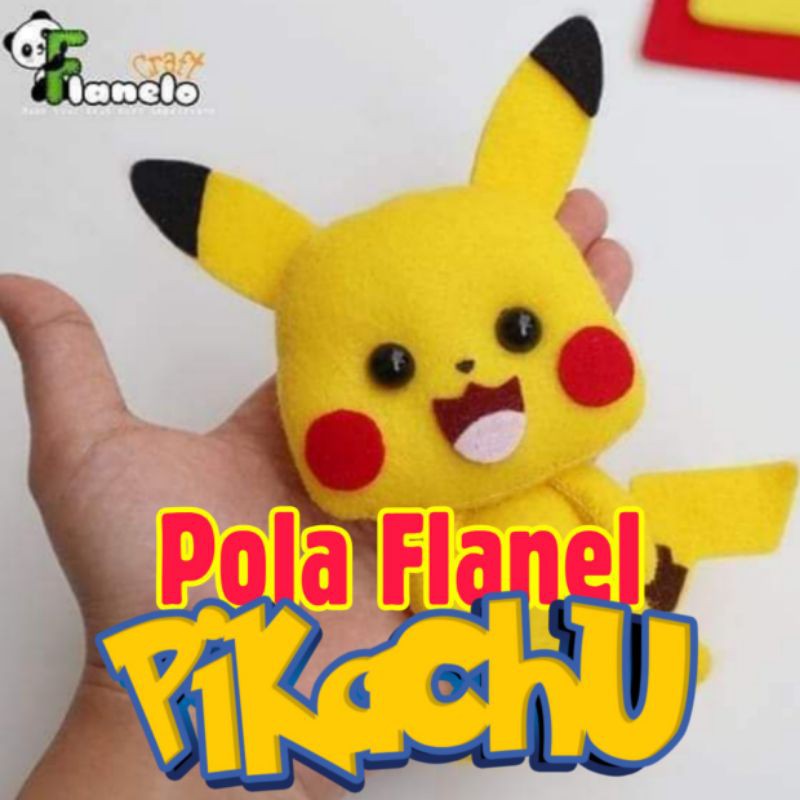 Pola Flanel Pikhachu