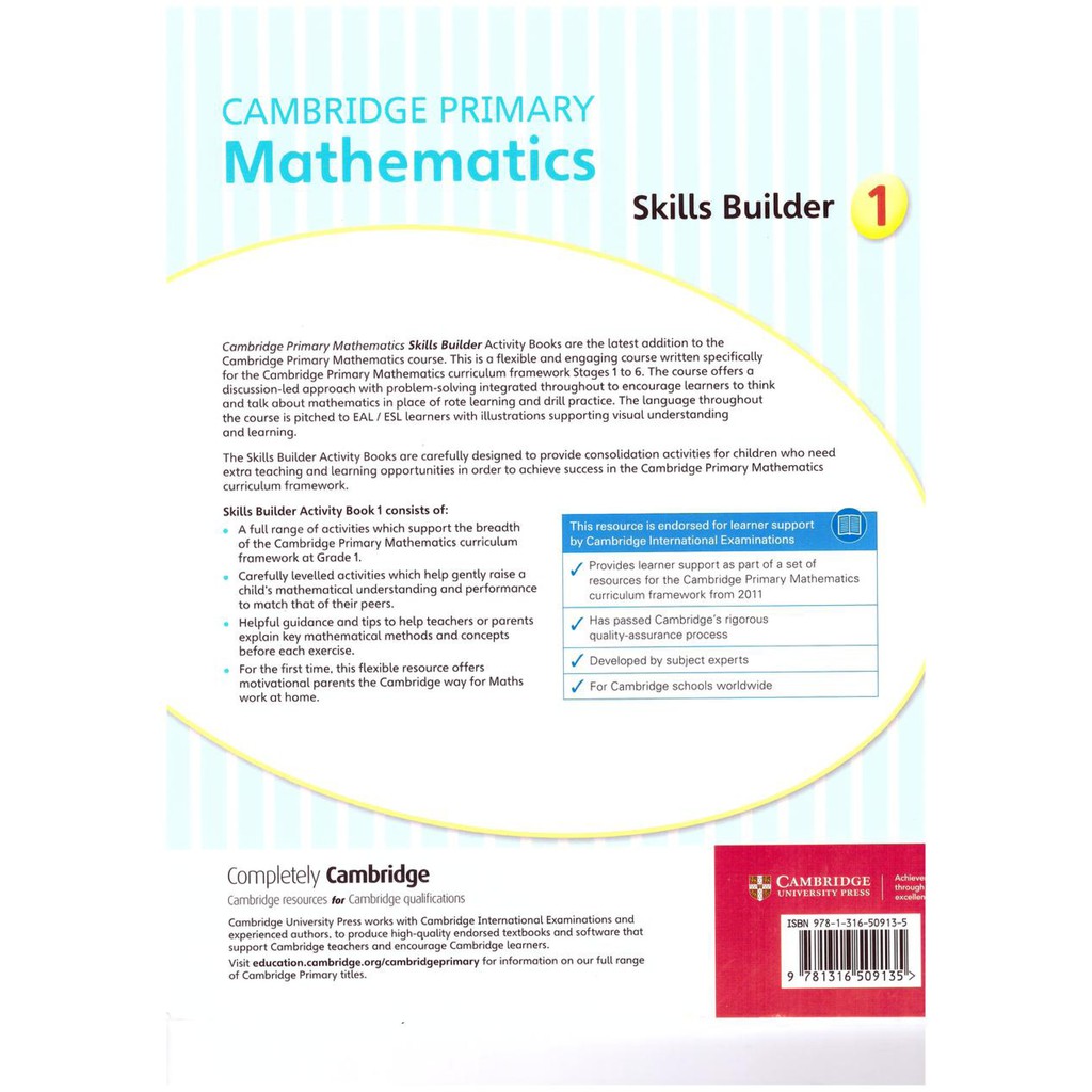 Cambridge Primary Mathematics Skills Builder 123456 Black and White-7